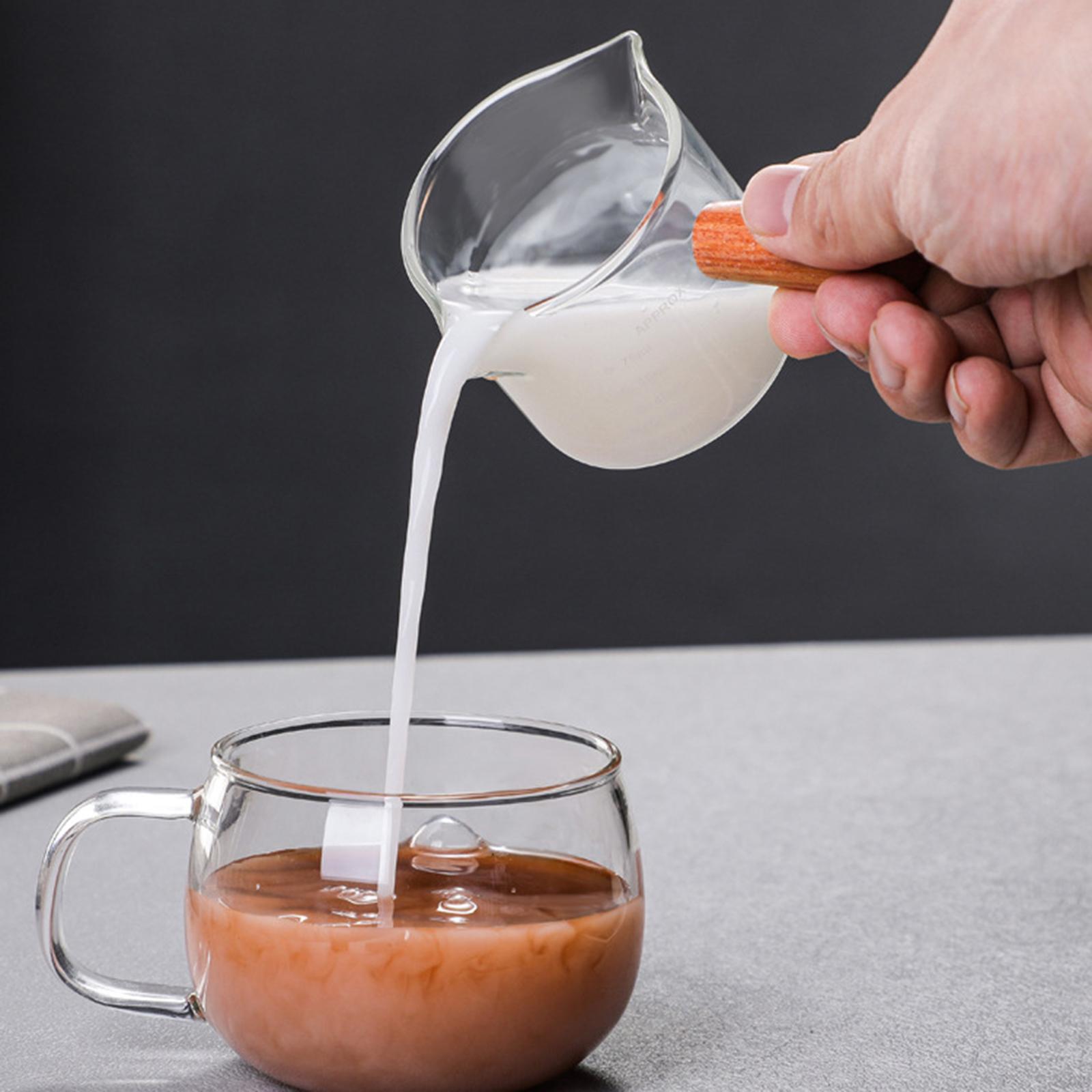 Espresso Shot Glass - Messbecher mit Doppeltrichter, aus klarem, hochborosilikathaltigem