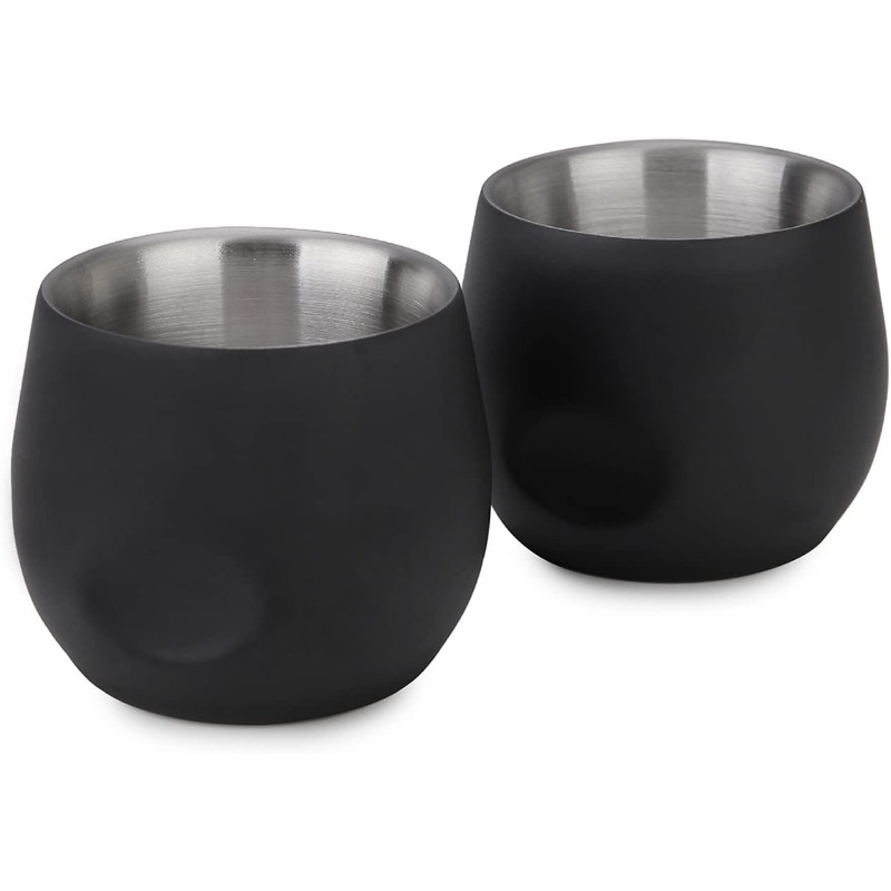 Espresso Shot Glass - 150ml 200ml Langlebige Kaffeetasse Espressotasse, Doppelwandige
