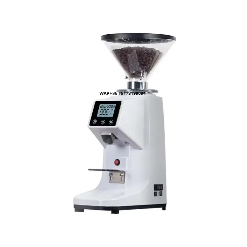Coffee Grinder Burr Flat - Kommerzielle Automatische 60mm Flachmahlwerk Edelstahl Kaffeemühle