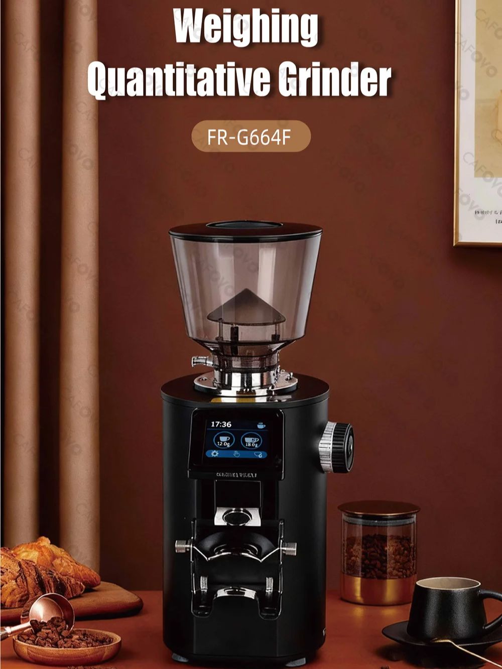 CAFOVO G664F Professionelle Wi – Coffee Grinder Burr Flat Bewertung und Preis