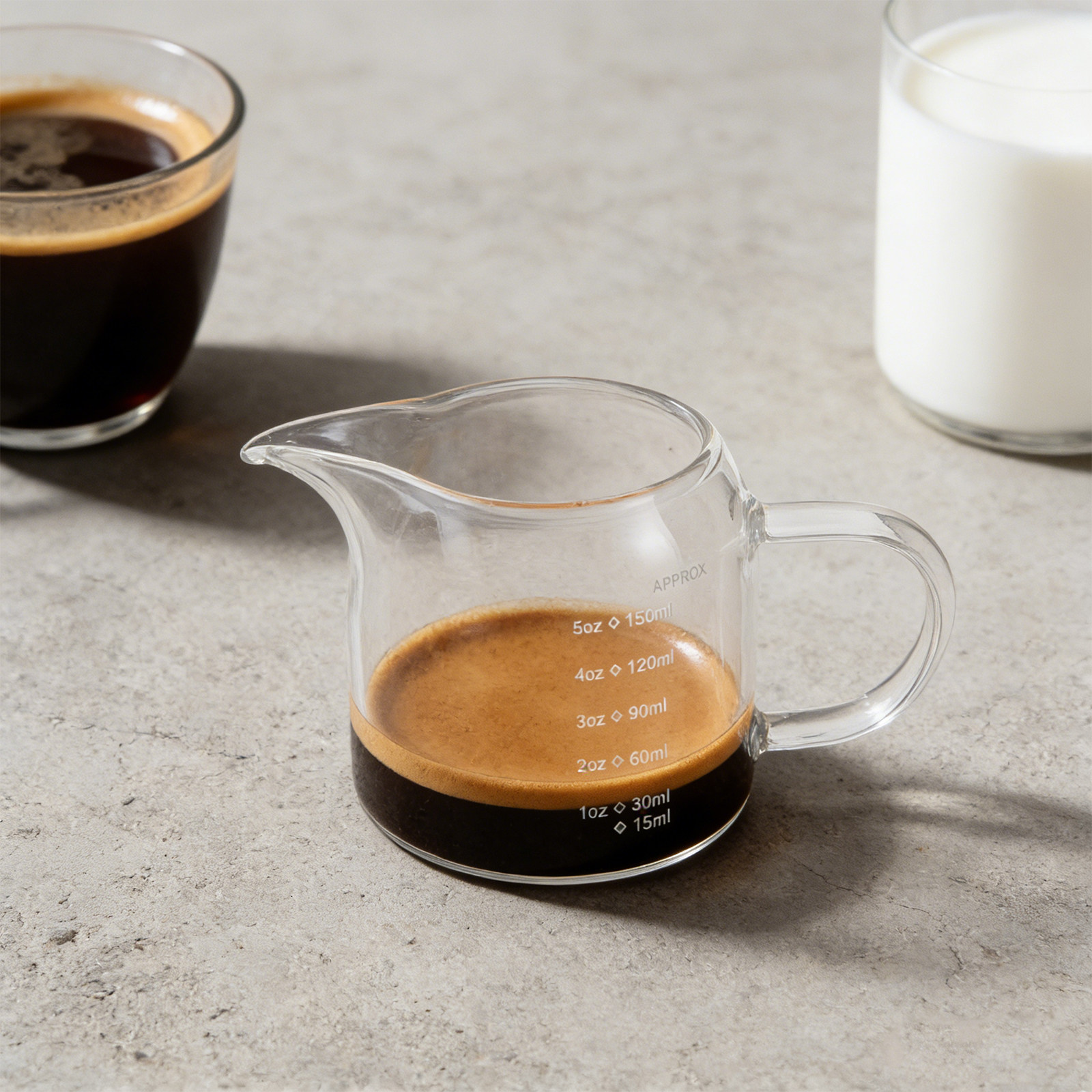 Messbecher aus Glas, 150 ml, 5 – Espresso Shot Glass Bewertung und Preis